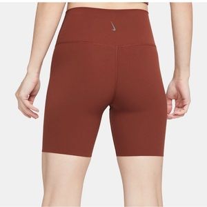 - Nike Yoga Luxe high waist bike shorts